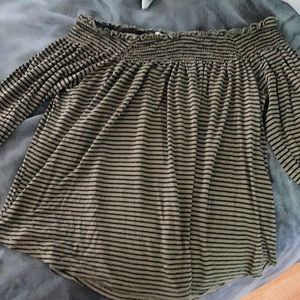 An off the shoulder top!